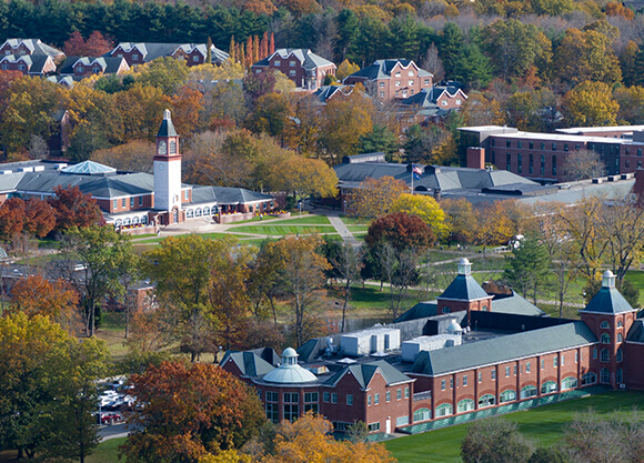 An aerial view of the Mount Carmel Campus