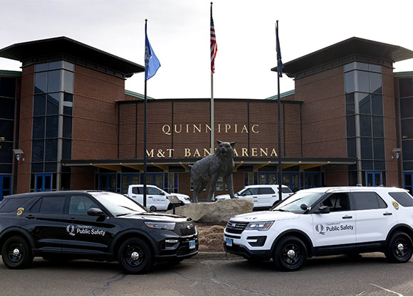 Quinnipiac Public Safety vehicles