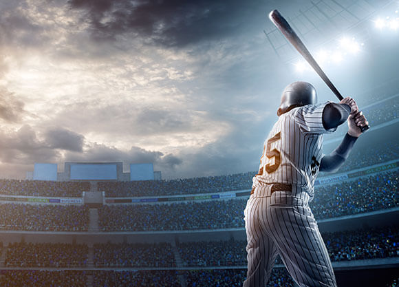 Photo of a baseball player on the field