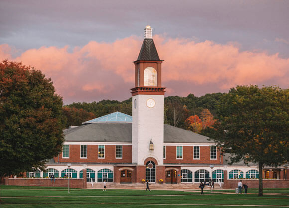 Quad Library Sunset