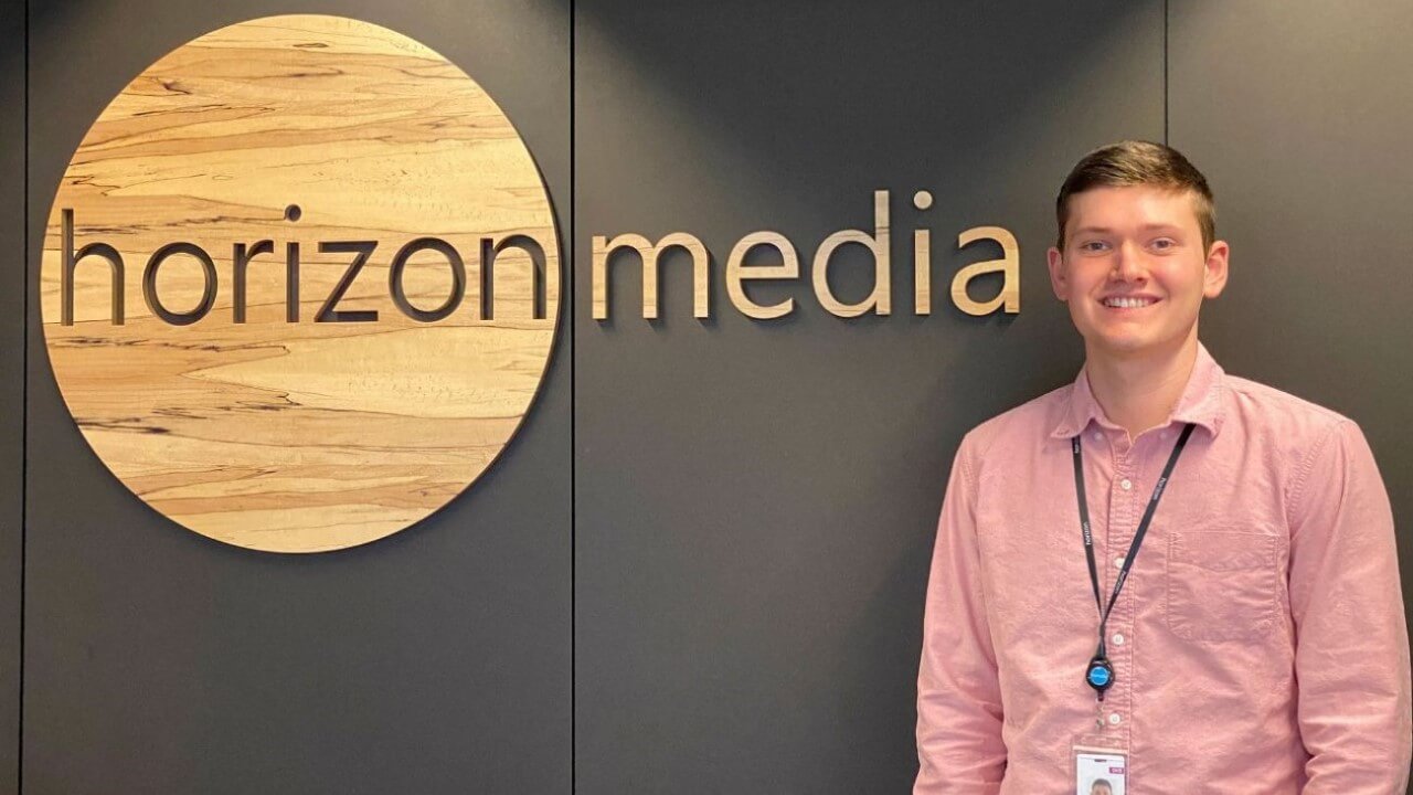 Brendan Frank Horizon Media sign