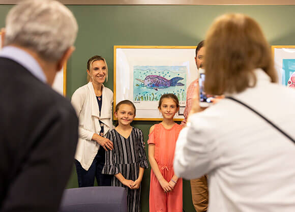 Children pose for a picture