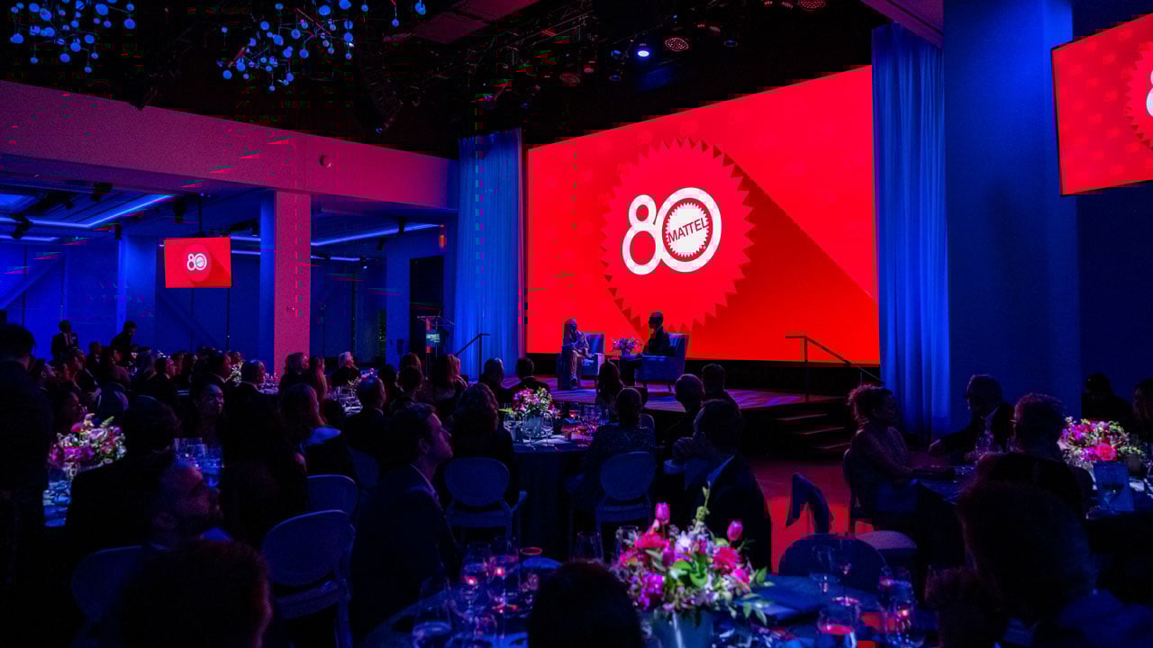 Red Mattel background