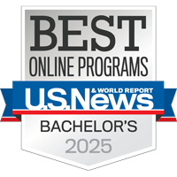 U.S. News best online bachelor's program.