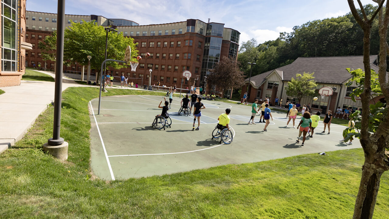 Individuals participating in Camp No Limits