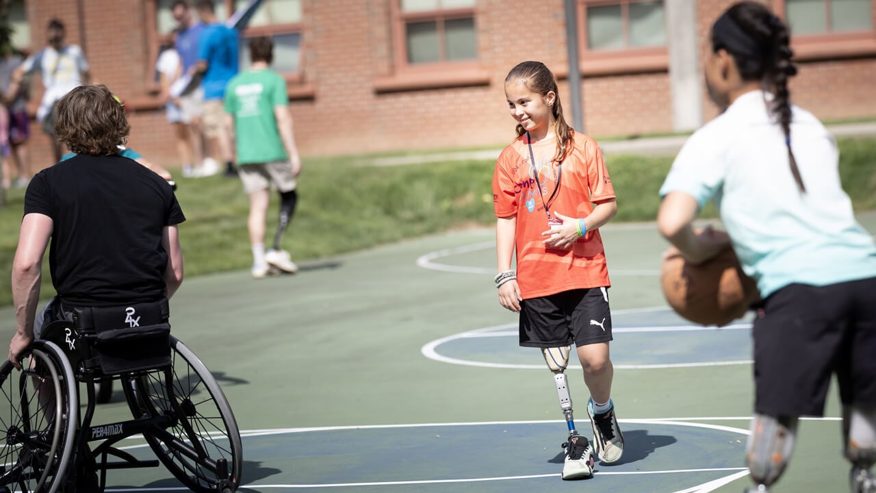 Individuals participating in Camp No Limits