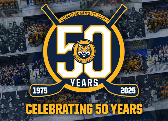 Logo celebrating men's ice hockey fiftieth season