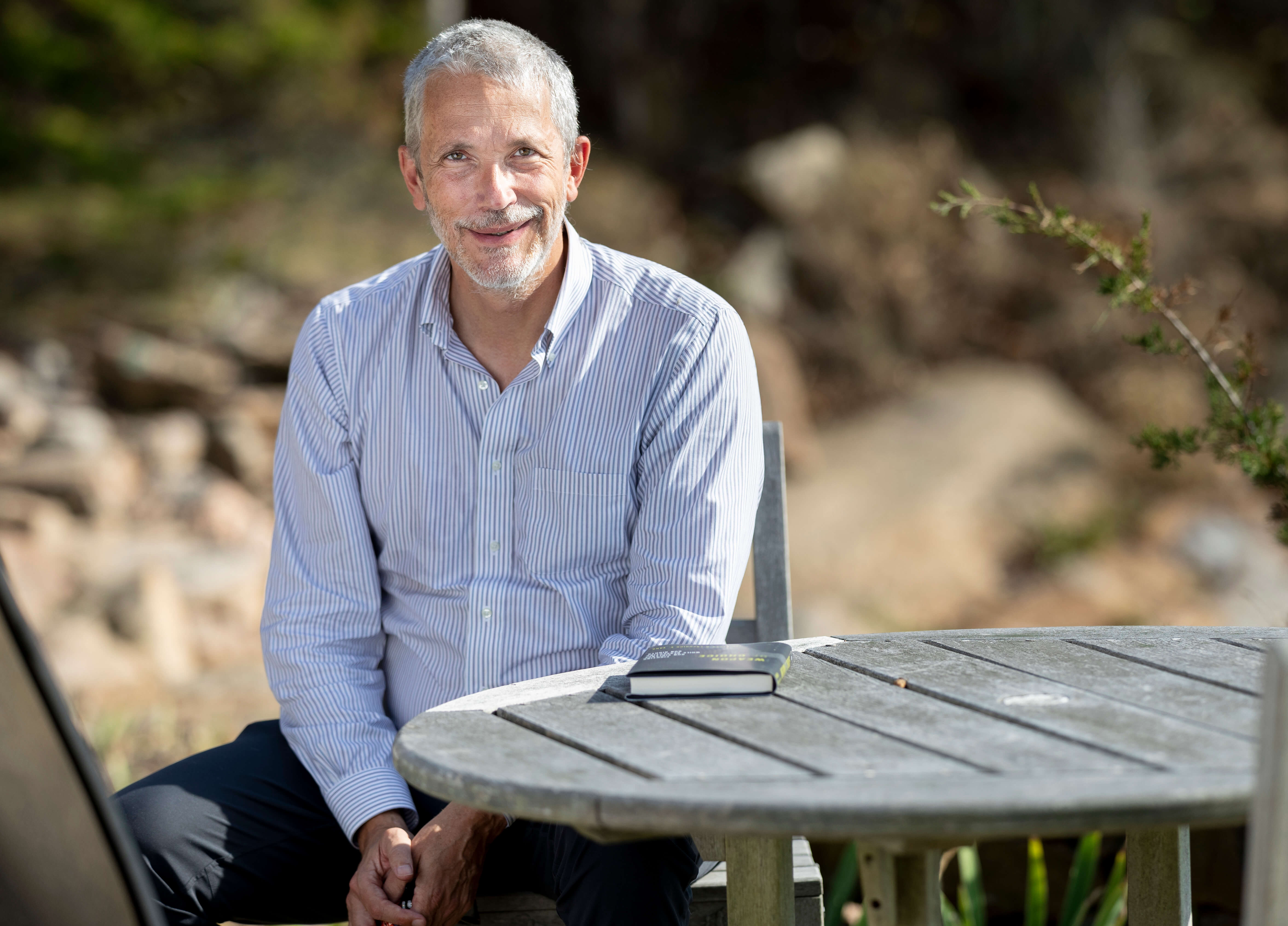 Ian Ayres, lawyer, economist and the William K. Townsend Professor at Yale Law School, is photographed at his home in Branford, Connecticut