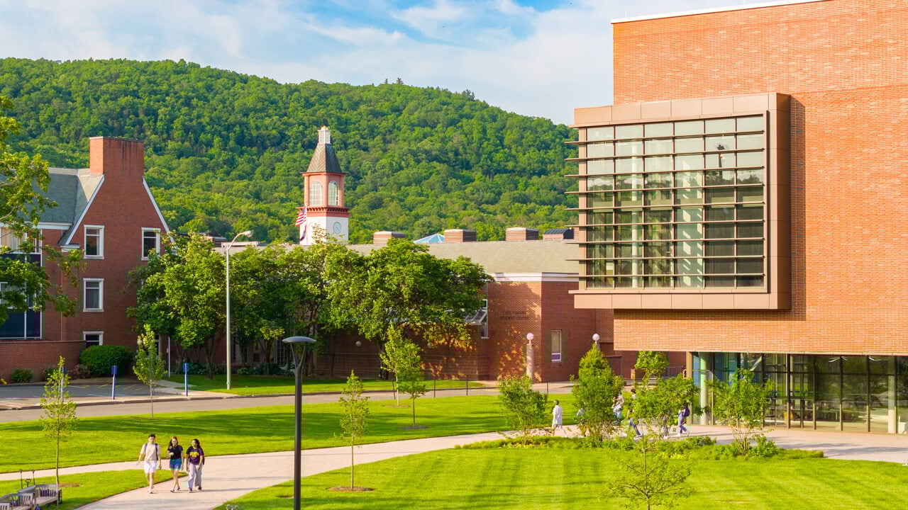 Drone view of South Quad