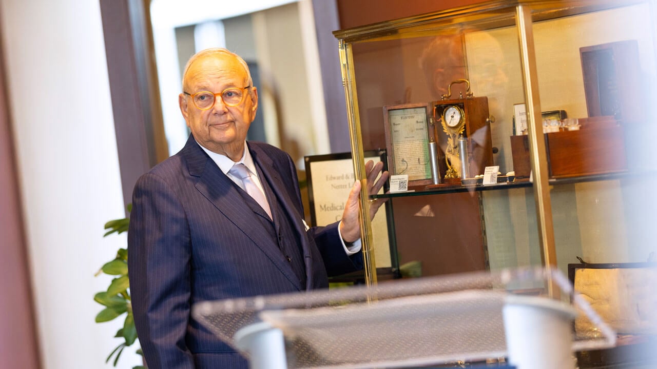 Richard Silver gives speech