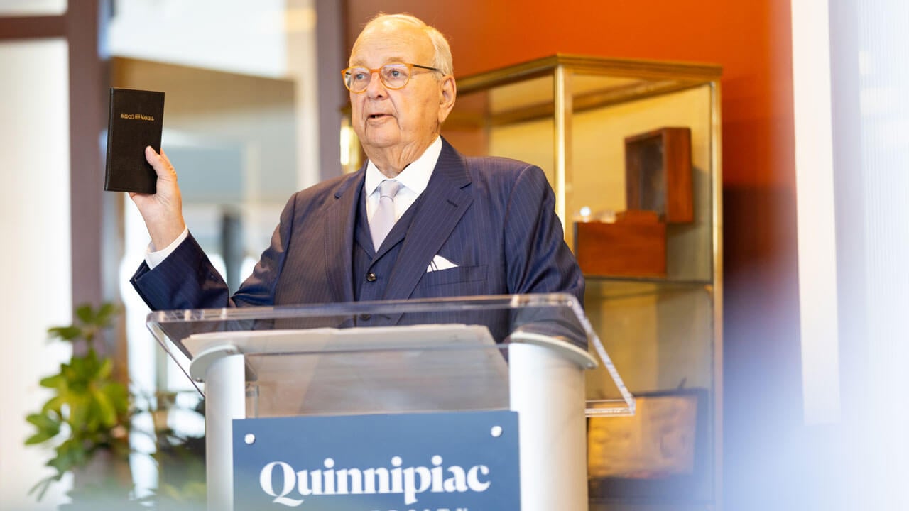 Richard Silver gives speech