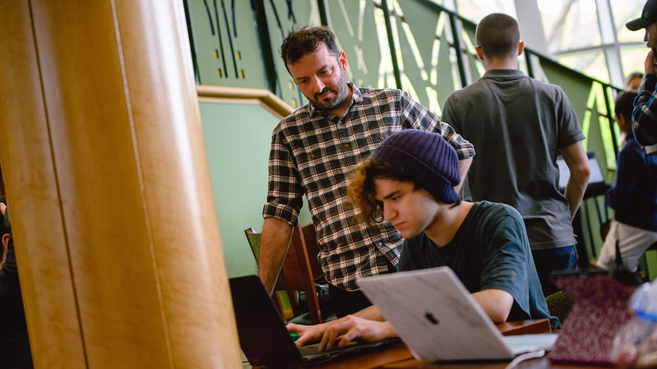 Scenes from the Game Design Showcase