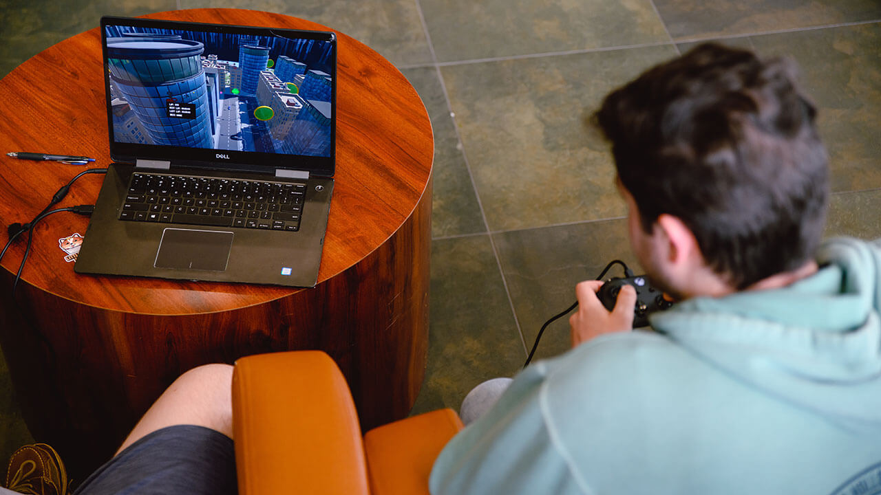 Scenes from the Game Design Showcase