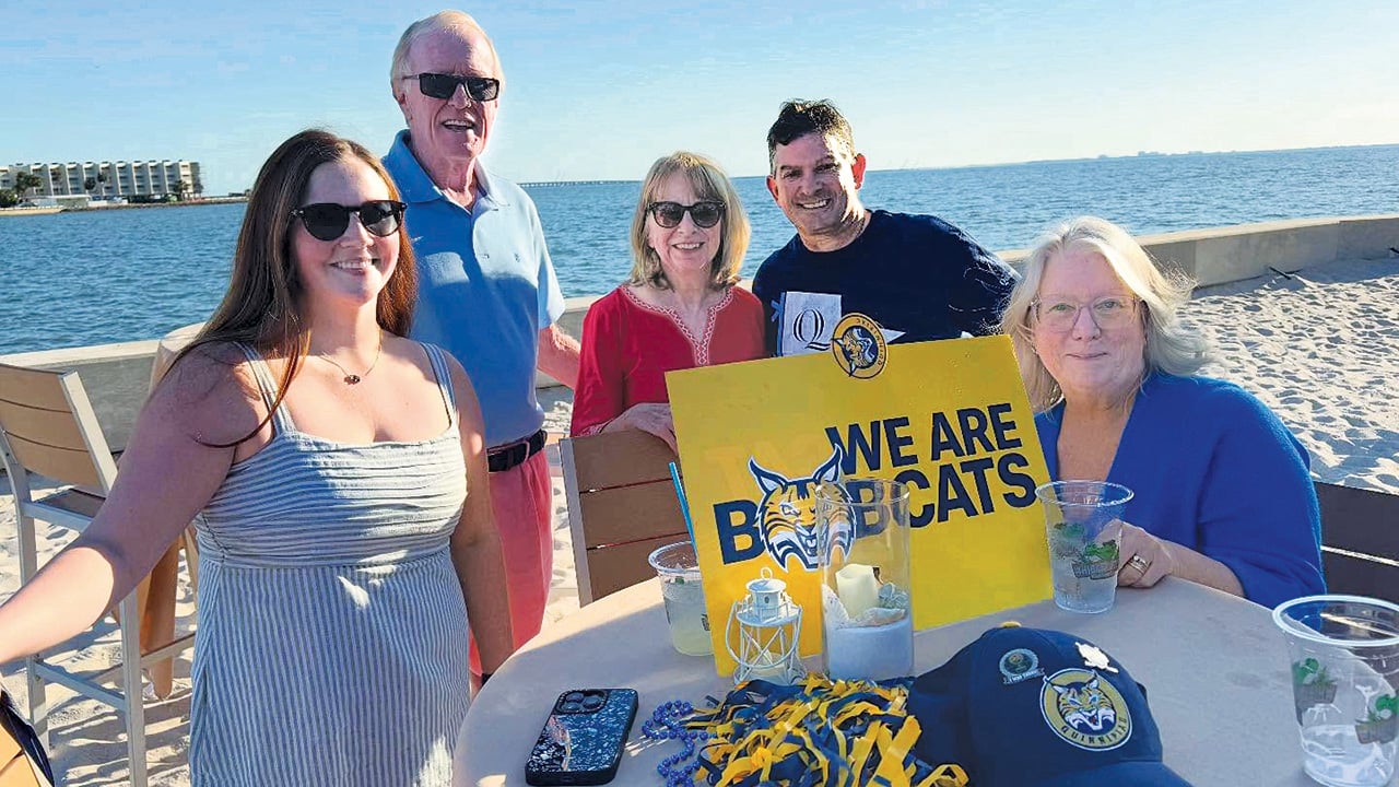 Alumni gather for a reception in Tampa, FL