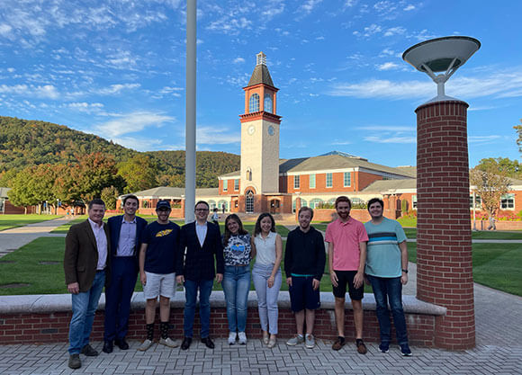 Photo of students advocating for Hungarian human rights