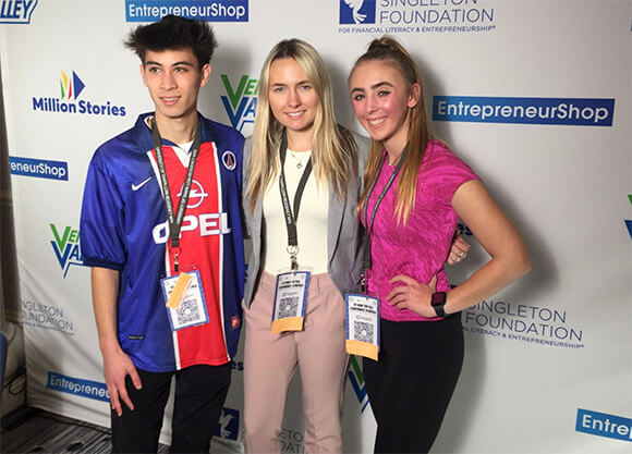 Marina Hanlon, Meghan Crocetto, and Dominick DeNuncio