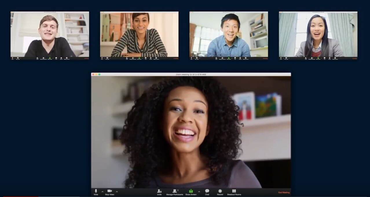 Adult online learners use technology to communicate in online classroom.